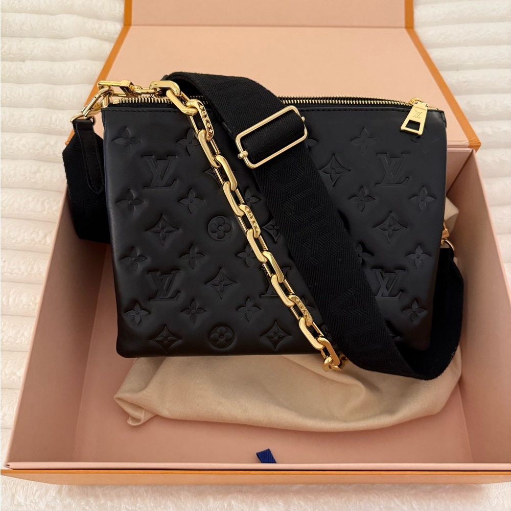 Louis Vuitton Black Coussin PM Bag